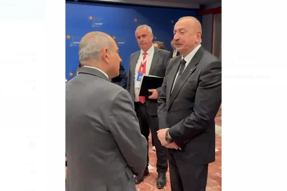 رئیس جمهور الهام علی اف در تیرانا با نیکول پاشینیان دیدار حضوری داشت - ویدئو 