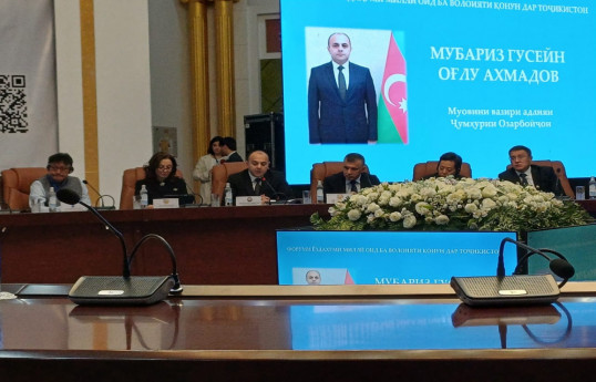 معاون وزیر دادگستری در فوروم تاجیکستان شرکت کرد