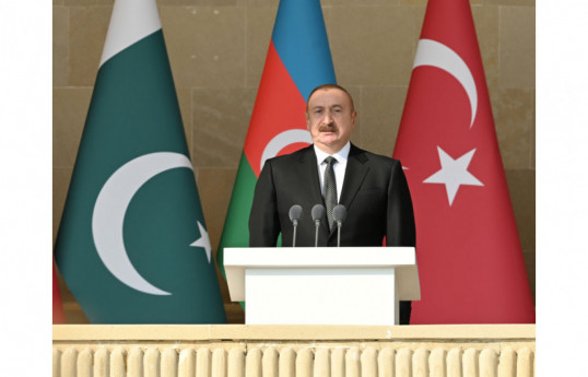 رئیس دولت: رئیس جمهور ترکیه از اولین ساعات جنگ دوم قره باغ، حمایت خود را از آذربایجان نشان داد
