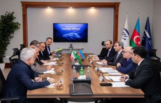 راه‌آهن جمهوری آذربایجان و ایران همکاری‌های خود را بررسی کردند