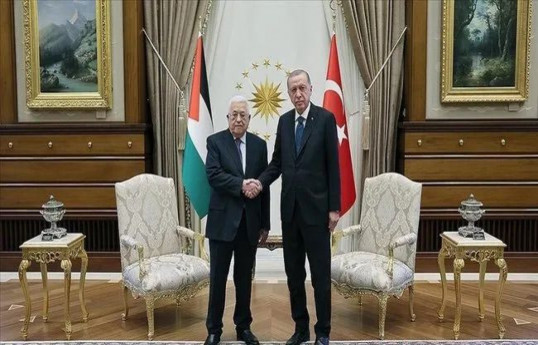 دیدار اردوغان با محمود عباس
