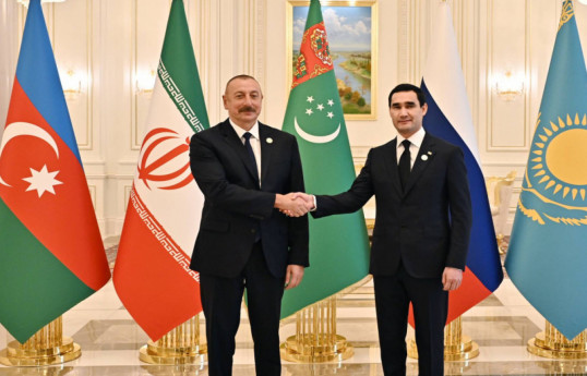 رئیس جمهور: آذربایجان و ترکمنستان با دوستی، حسن همجواری و همکاری متحد هستند