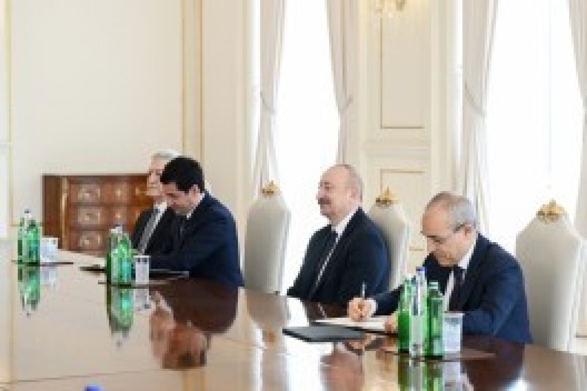 الهام علی اف، رئیس جمهور آذربایجان، نخست وزیر لیتوانی را به حضور پذیرفت