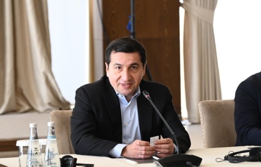 دیدار حکمت حاجی‌اف با نمایندگان ارمنستان در قبله در چارچوب ابتکار «پل صلح» -تصاویر -ویدئو