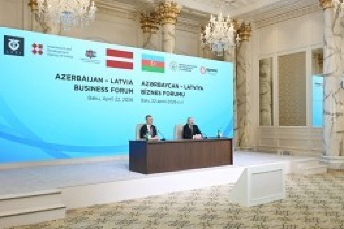 برگزاری مجمع تجاری آذربایجان و لتونی در باکو