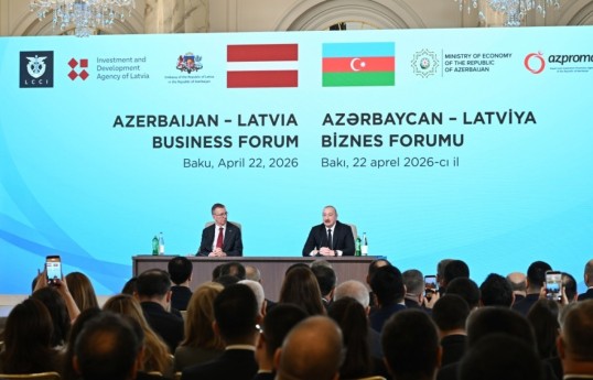 برگزاری مجمع تجاری آذربایجان و لتونی در باکو