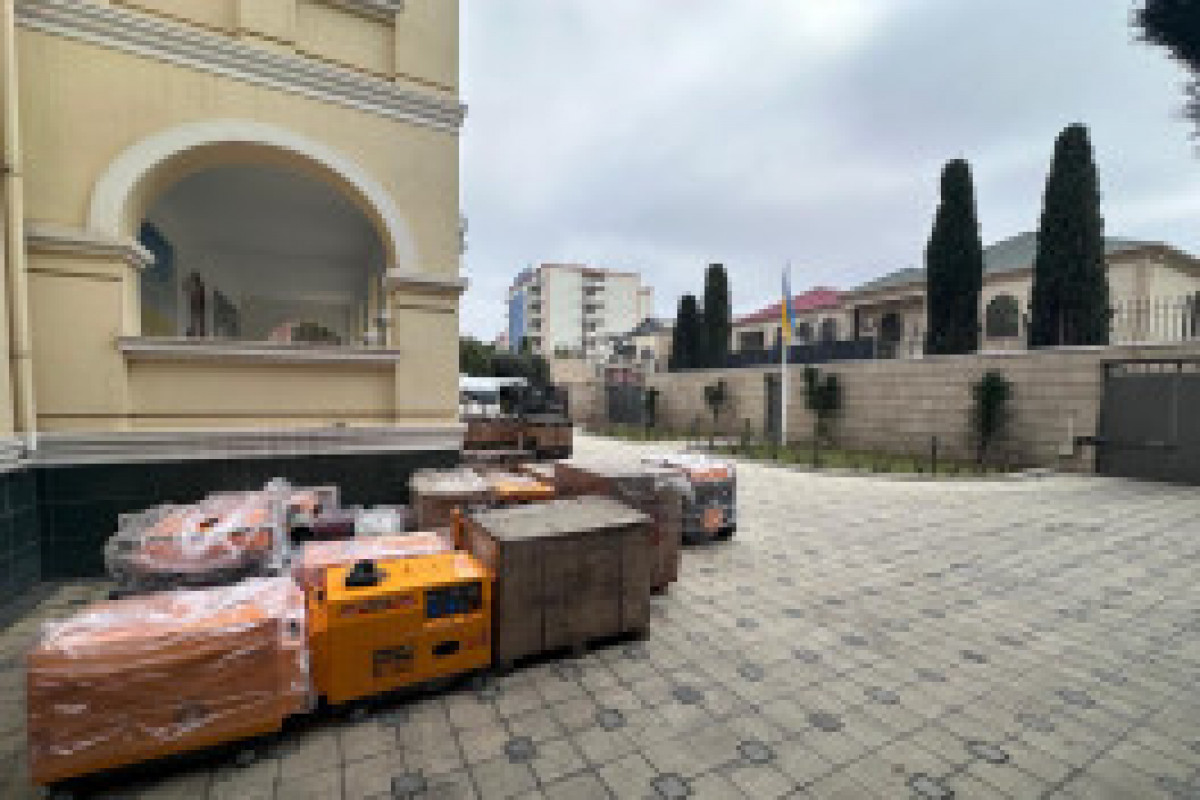 ارسال ژنراتورها از آذربایجان به اوکراین