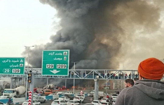 آتش‌سوزی گسترده در بازار تهران – ویدئو 