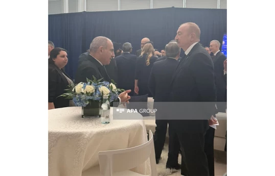 گفتگو کوتاه رئیس‌جمهور الهام علی‌اف با نیکول پاشینیان در واشنگتن - ویدئو 