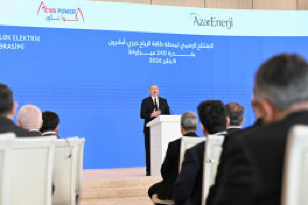 برگزاری مراسم افتتاح رسمی نیروگاه بادی «خیزی–آبشوران» در باکو؛ رئیس‌جمهور سخنرانی کرد - به‌روزرسانی 