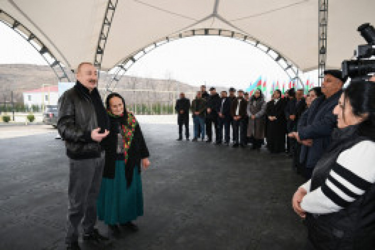 دیدار رئیس‌جمهور با ساکنان روستاهای آغدره: آشاغی اوراتاق، چیلدیران، هیوالی و چاپار