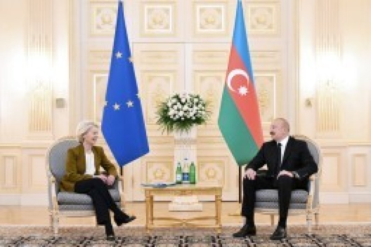 دیدار رئیس جمهور الهام علی‌اف با رئیس کمیسیون اروپا