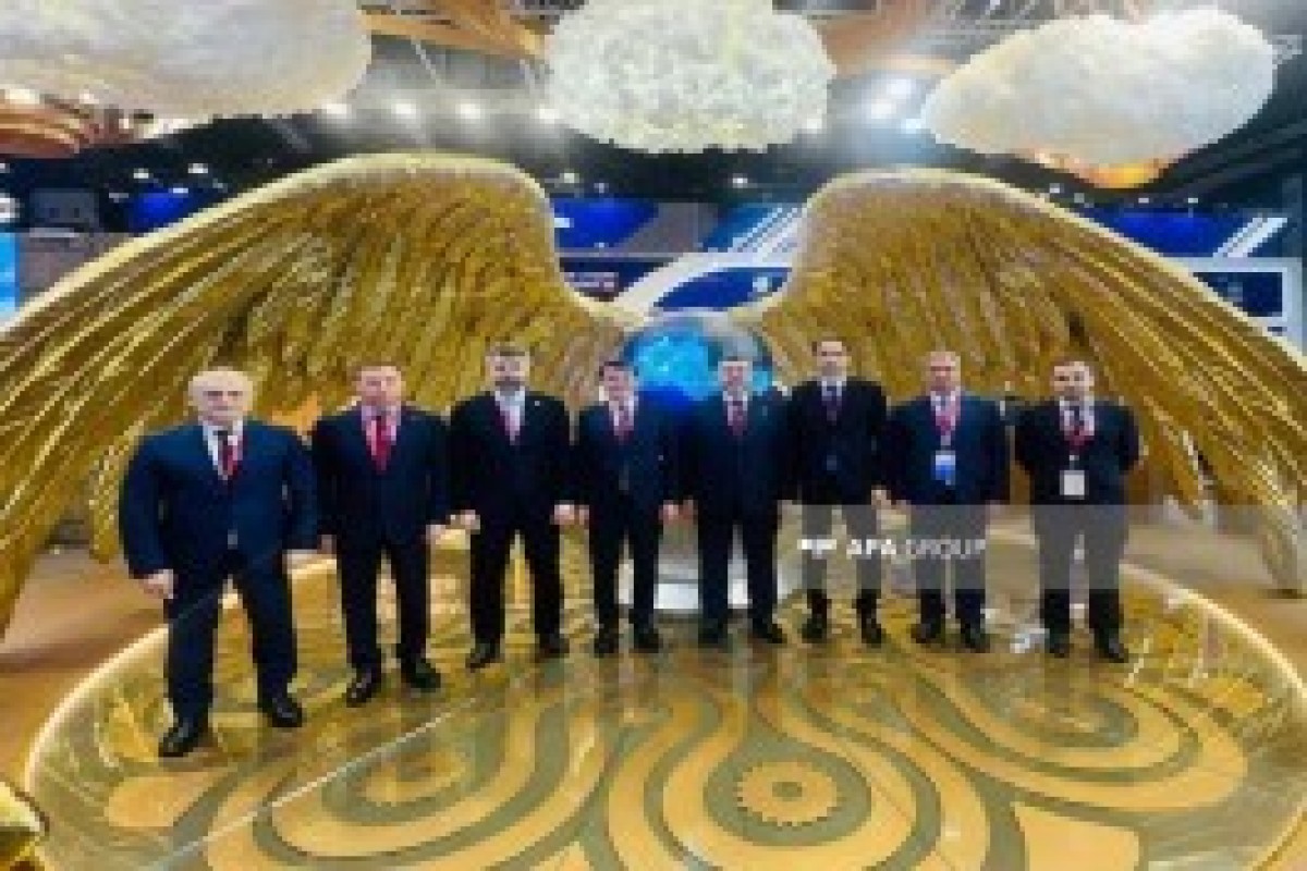 هیئت نمایندگی آذربایجان در مجمع اقتصادی بین المللی در سن پترزبورگ شرکت می کند
