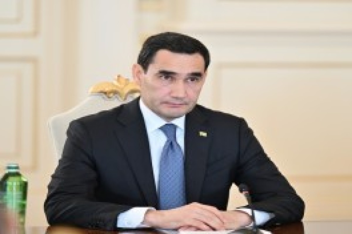 دیدار رئیس‌جمهور الهام علی‌اف با رئیس‌جمهور ترکمنستان
