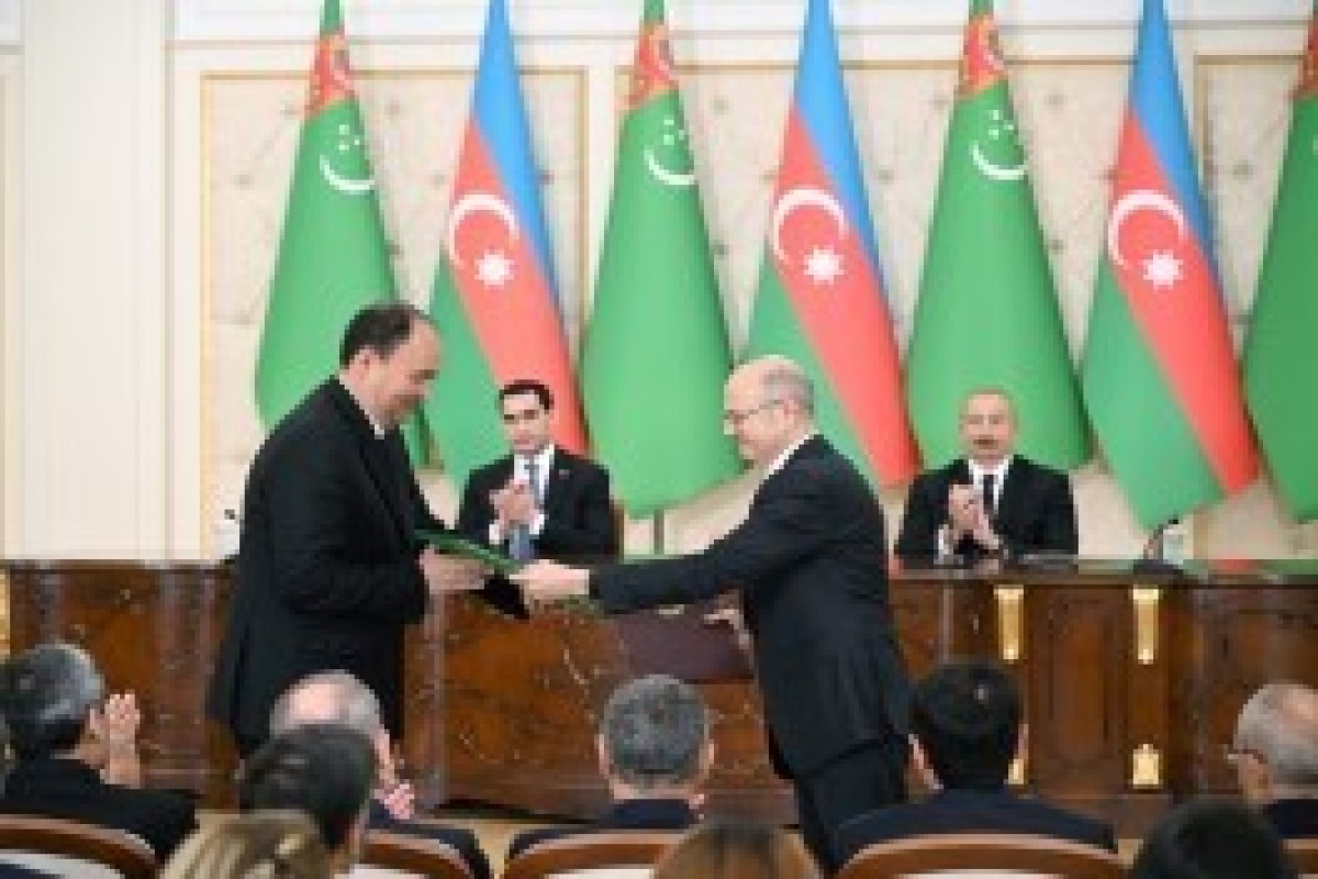 تبادل اسناد بین آذربایجان و ترکمنستان