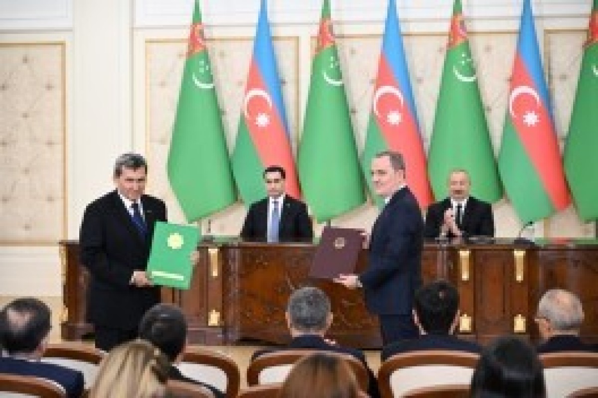 تبادل اسناد بین آذربایجان و ترکمنستان
