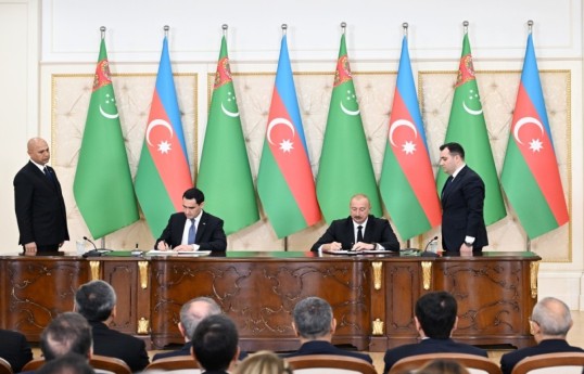 تبادل اسناد بین آذربایجان و ترکمنستان