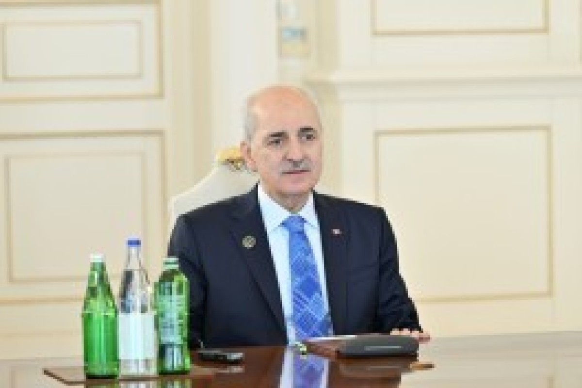رئیس جمهور الهام علی اف، هیئتی به سرپرستی رئیس مجلس ترکیه را به حضور پذیرفت