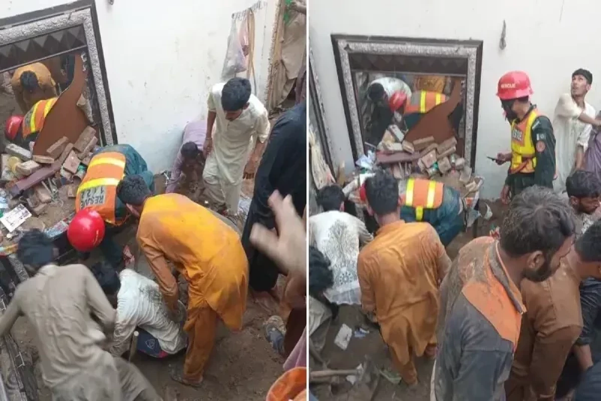 سقف یک مرکز آموزشی در پاکستان فروریخت؛ ۱۴ کودک جان باختند