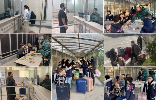 تاکنون ۳۱۴۶ نفر از ایران به آذربایجان تخلیه شده‌اند  - تصاویر 
