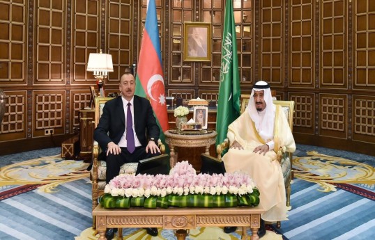 پادشاه عربستان سعودی، رئیس‌جمهور الهام علی‌اف را تبریک گفت