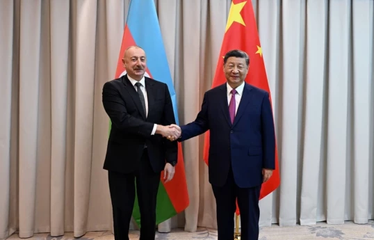 پیام تبریکی رهبر چین به رئیس‌جمهورآذربایجان