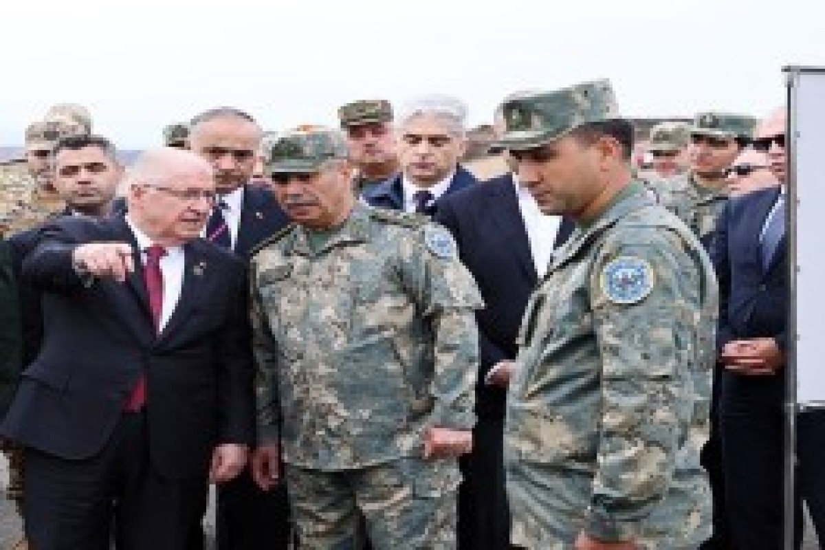 روز ناظران عالی‌رتبه رزمایش مشترک نظامی جمهوری آذربایجان، ترکیه و ازبکستان در خوجاوند - ویدیو 