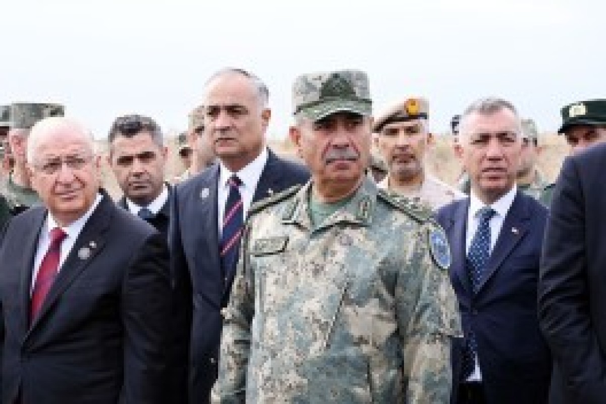 روز ناظران عالی‌رتبه رزمایش مشترک نظامی جمهوری آذربایجان، ترکیه و ازبکستان در خوجاوند - ویدیو 