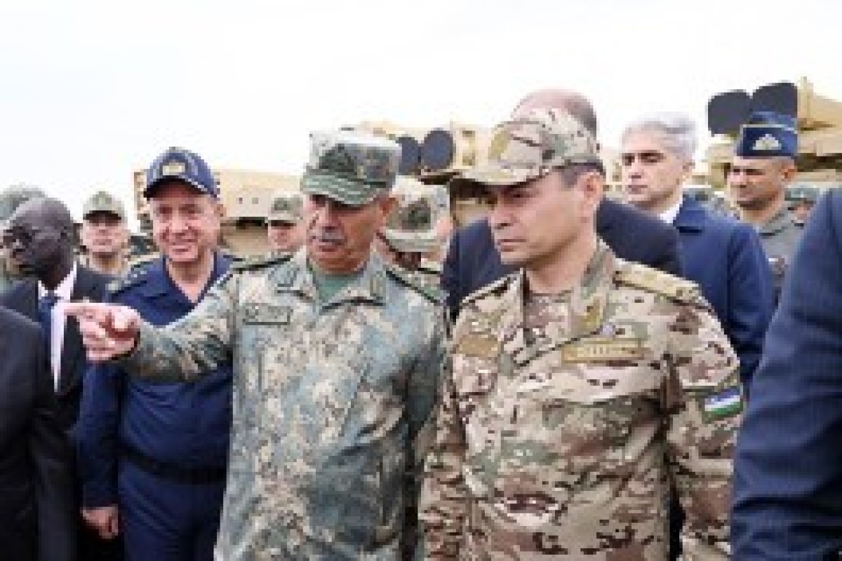روز ناظران عالی‌رتبه رزمایش مشترک نظامی جمهوری آذربایجان، ترکیه و ازبکستان در خوجاوند - ویدیو 