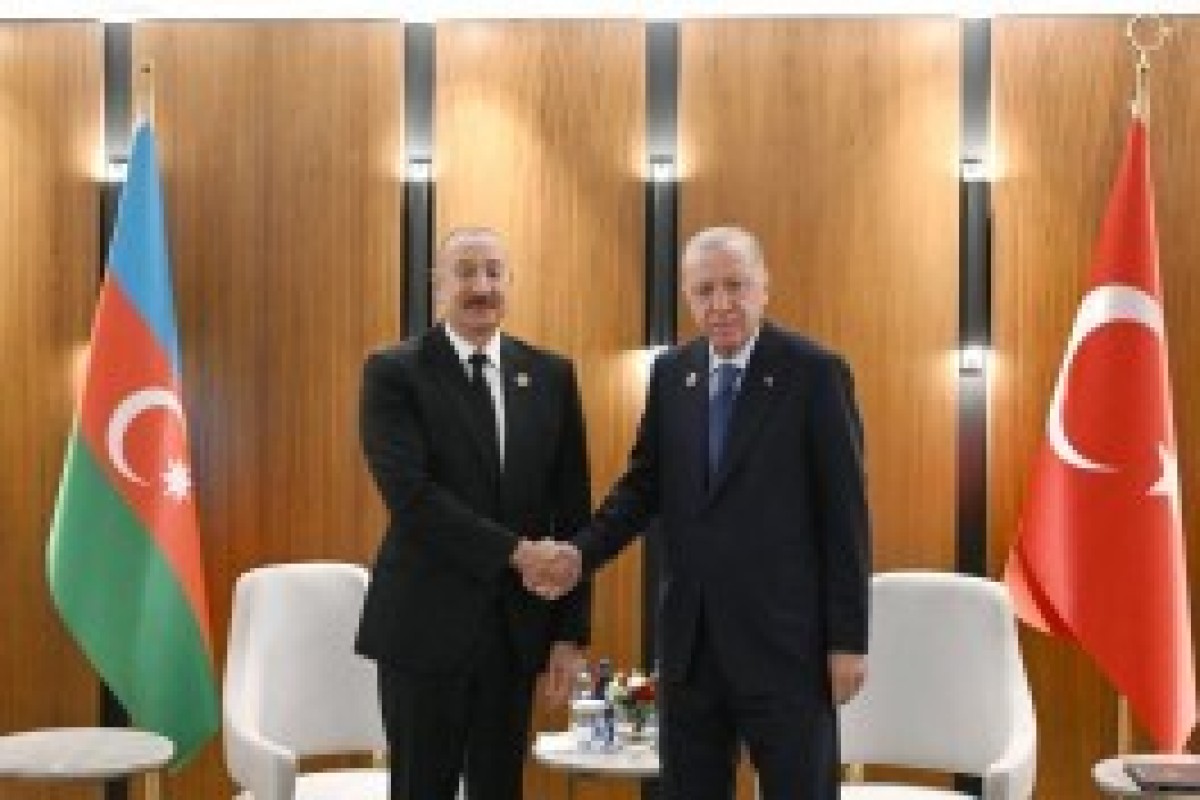 دیدار الهام علی‌اف با رجب طیب اردوغان در بیشکک