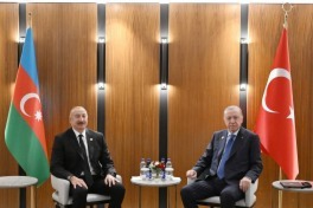 دیدار الهام علی‌اف با رجب طیب اردوغان در بیشکک
