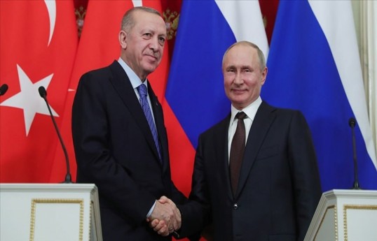 دیدار اردوغان با پوتین در بیشکک