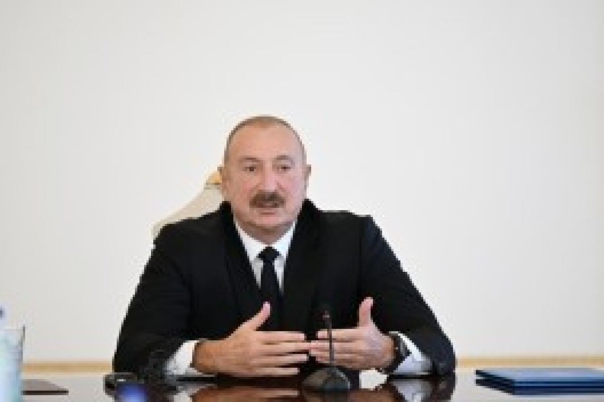 دیدار رئیس‌جمهور الهام علی‌اف با شرکت‌کنندگان کنفرانس‌های بین‌المللی در باکو