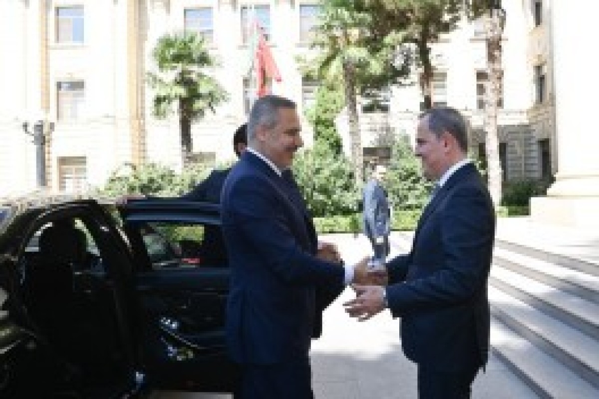 دیدار دوجانبه جیحون بایرام اف و هاکان فیدان