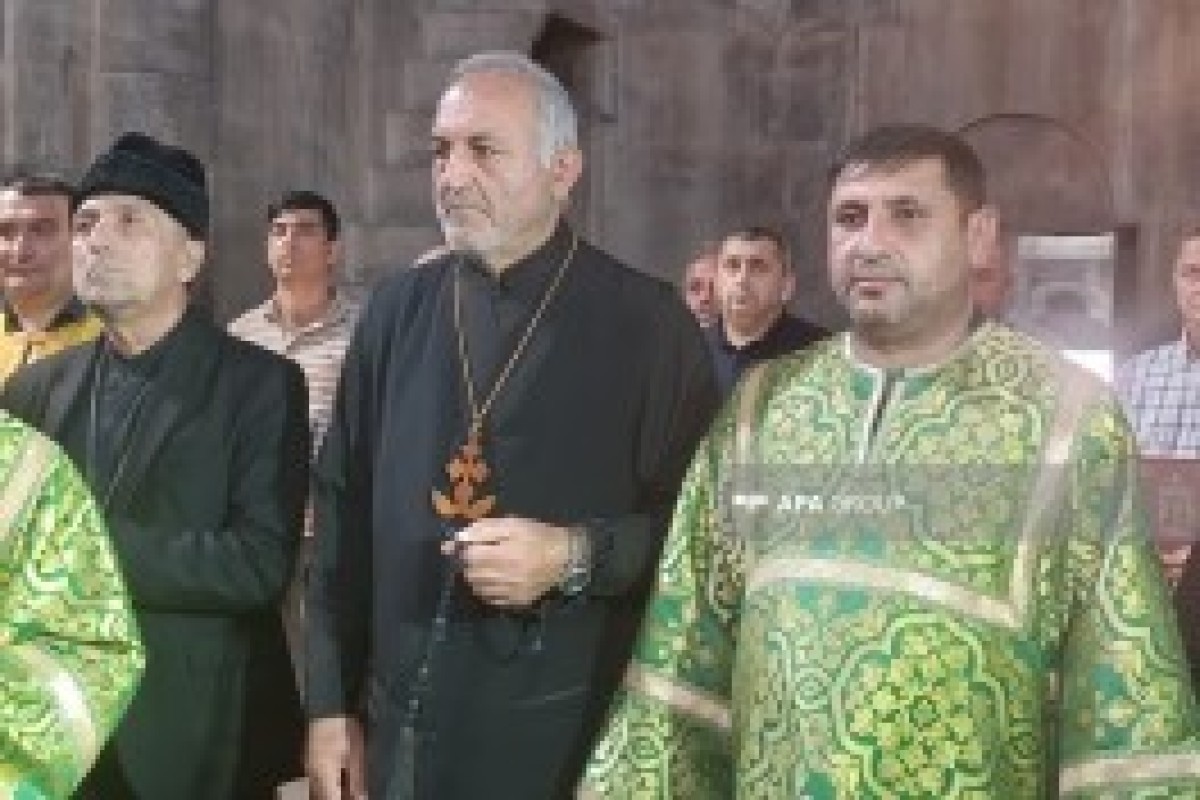 نمایندگان جامعه دینی آلبان-اودی از مجموعه صومعه گنجه‌سر بازدید کردند – تصاویر 
