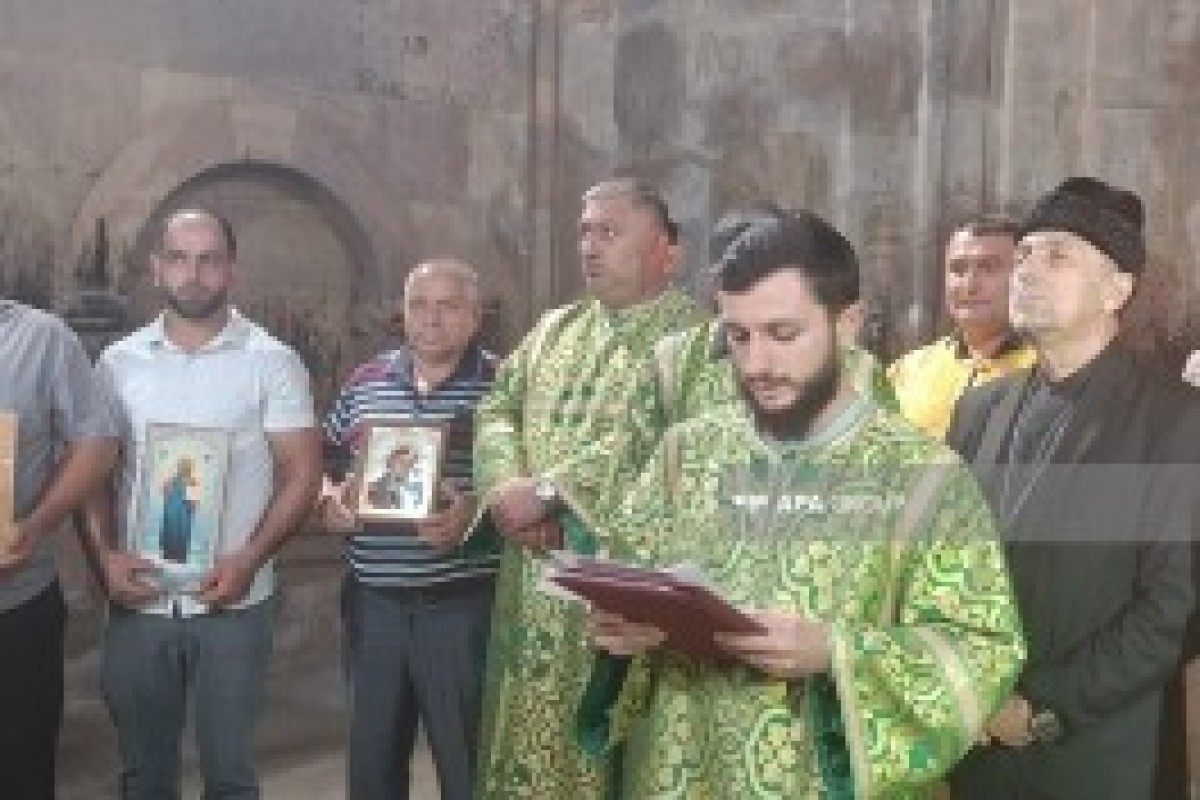 نمایندگان جامعه دینی آلبان-اودی از مجموعه صومعه گنجه‌سر بازدید کردند – تصاویر 