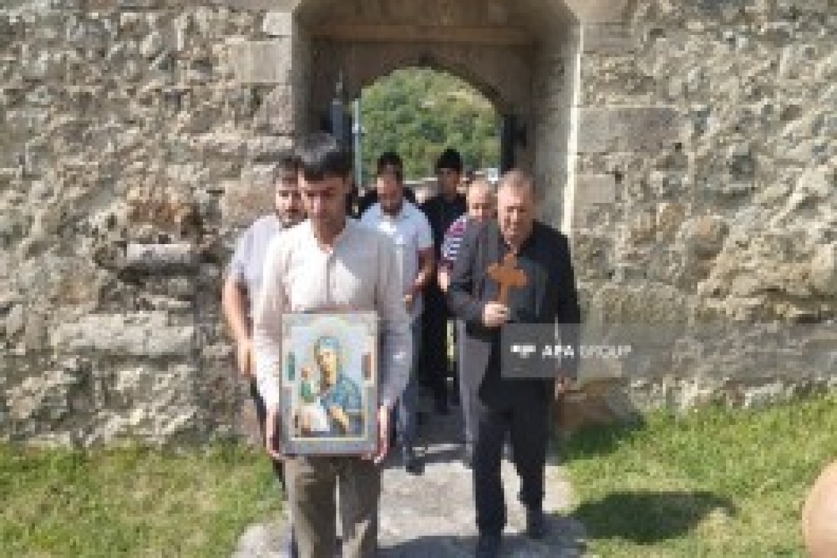 نمایندگان جامعه دینی آلبان-اودی از مجموعه صومعه گنجه‌سر بازدید کردند – تصاویر 