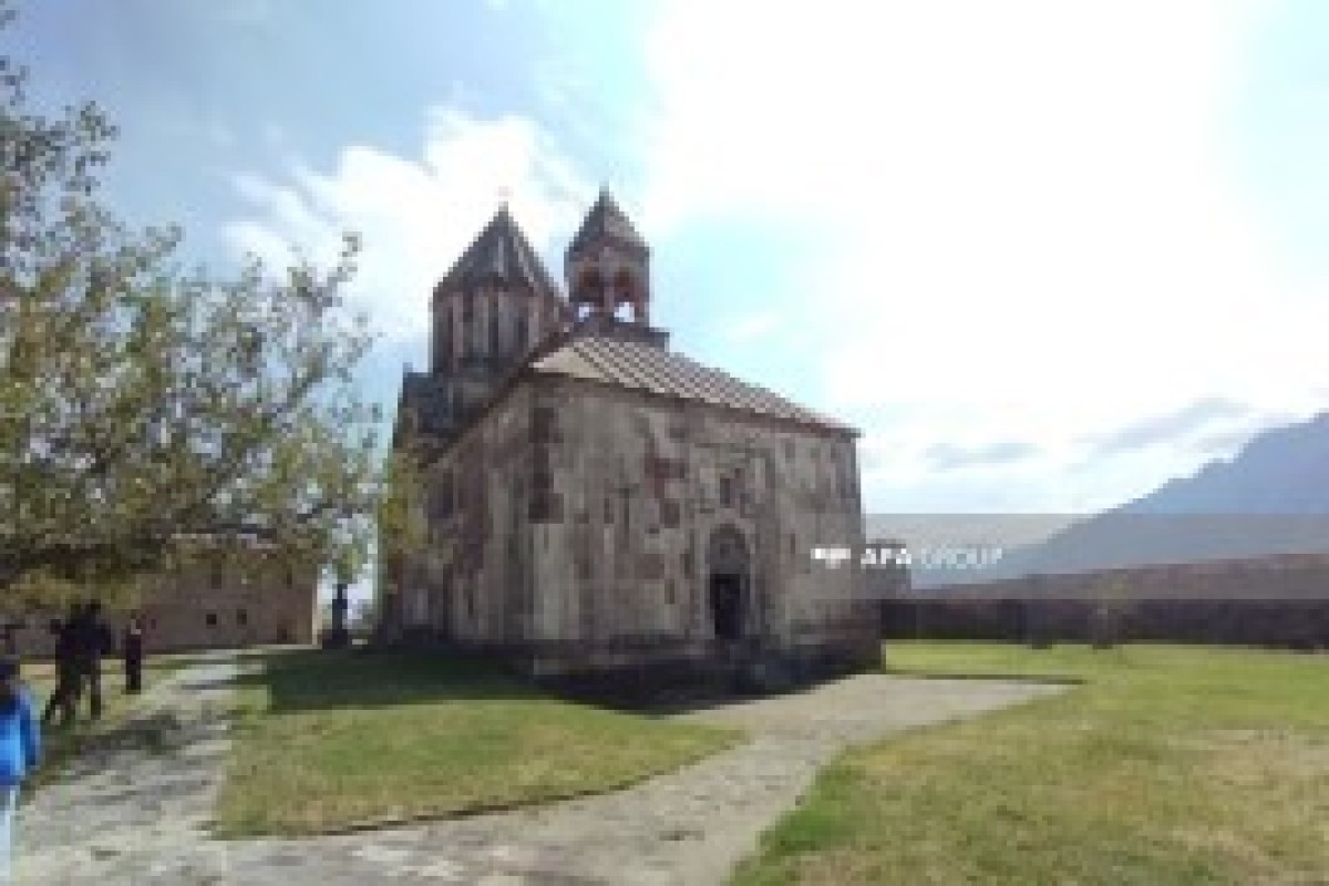 نمایندگان جامعه دینی آلبان-اودی از مجموعه صومعه گنجه‌سر بازدید کردند – تصاویر 