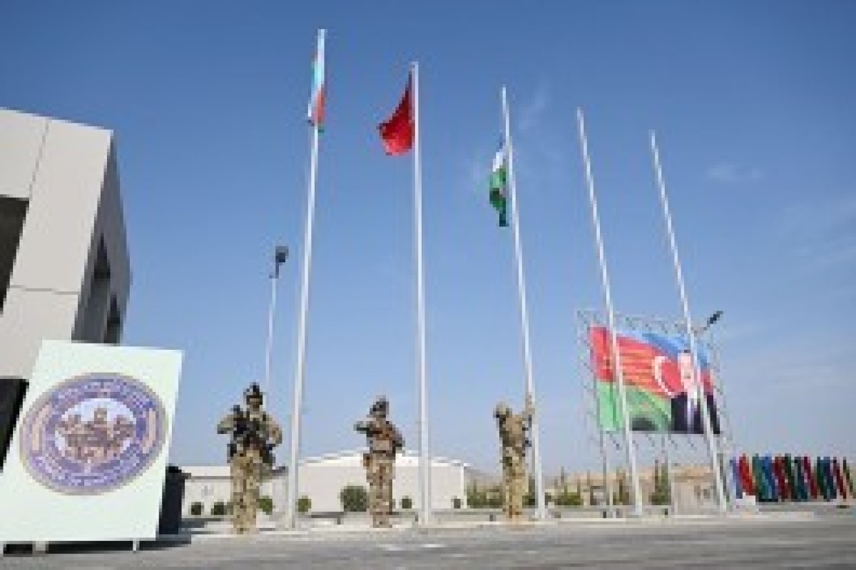 افتتاح رزمایش مشترک نظامیان جمهوری آذربایجان، ترکیه و ازبکستان در خوجاوند