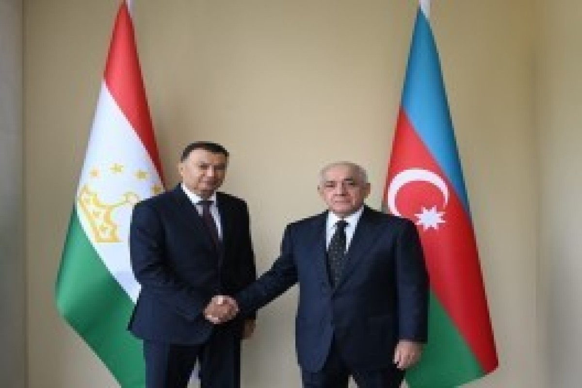 دیدار نخست‌وزیران جمهوری آذربایجان و تاجیکستان در باکو
