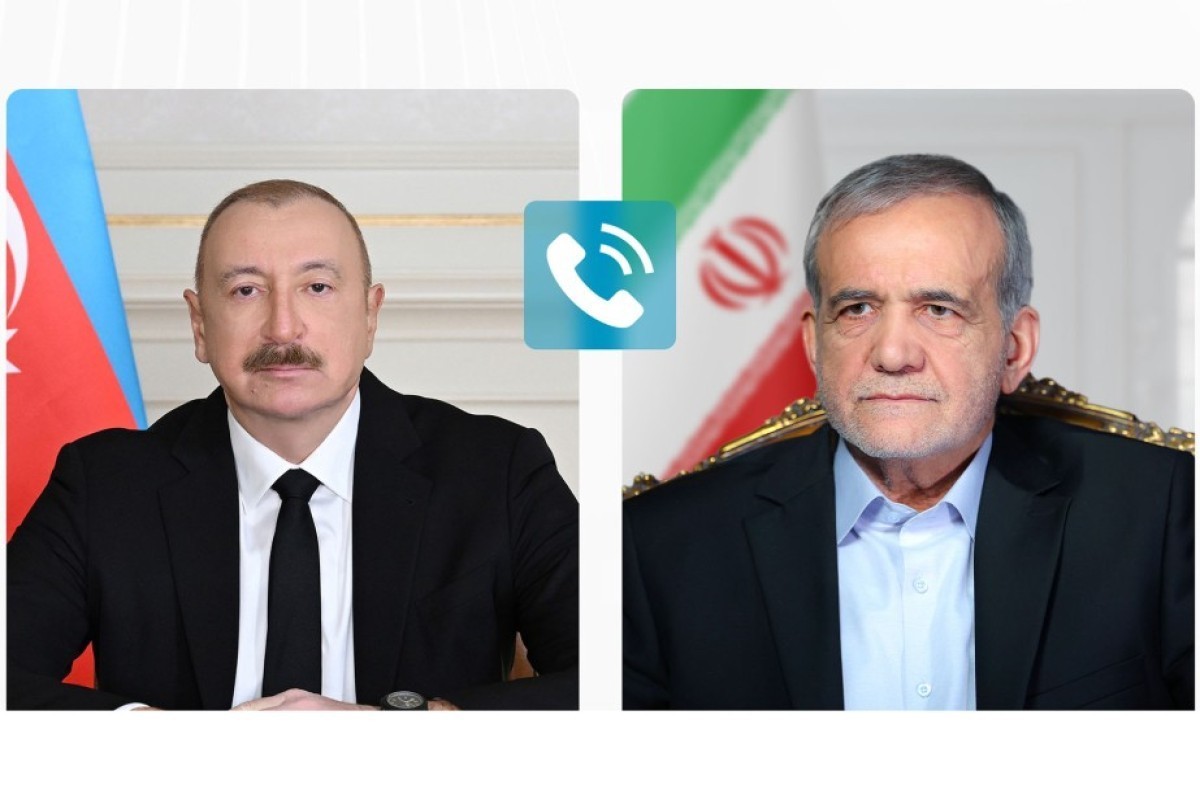 رئیس‌جمهور الهام علی‌اف با مسعود پزشکیان تماس تلفنی گرفت